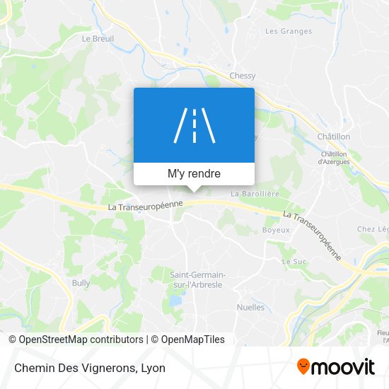 Chemin Des Vignerons plan