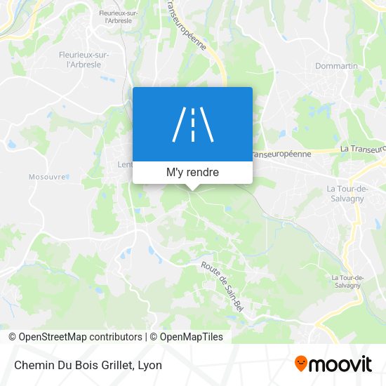 Chemin Du Bois Grillet plan