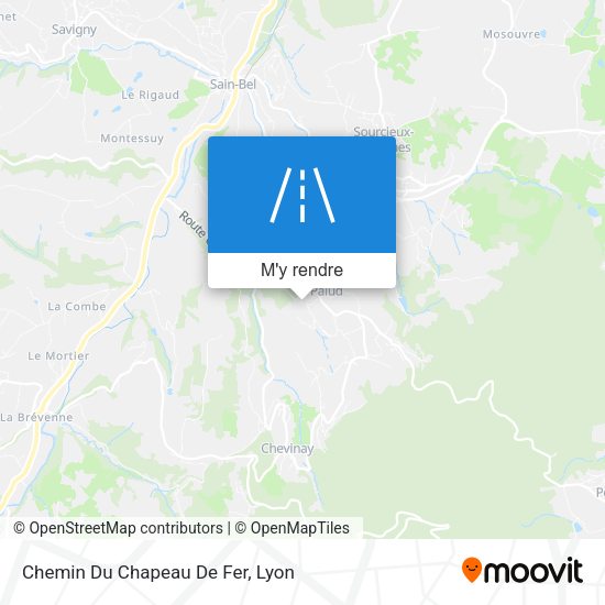 Chemin Du Chapeau De Fer plan