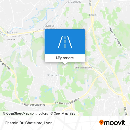 Chemin Du Chatelard plan