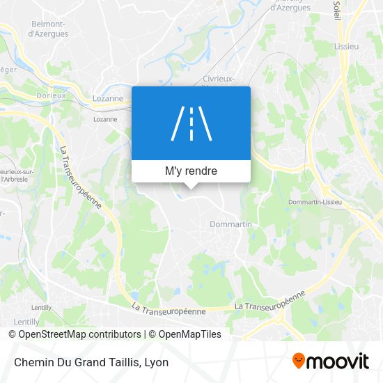Chemin Du Grand Taillis plan