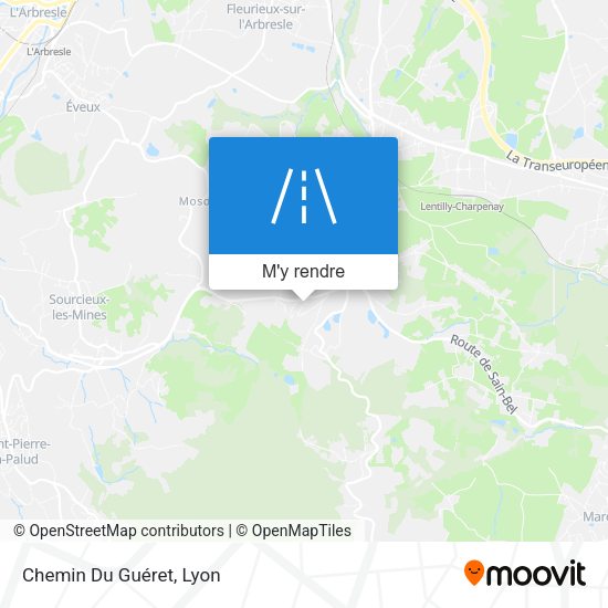 Chemin Du Guéret plan