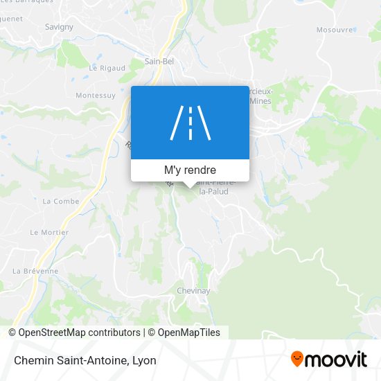 Chemin Saint-Antoine plan