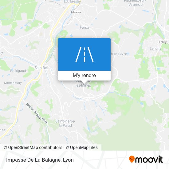 Impasse De La Balagne plan