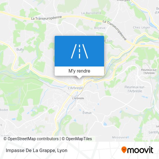 Impasse De La Grappe plan
