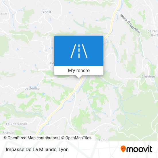 Impasse De La Milande plan