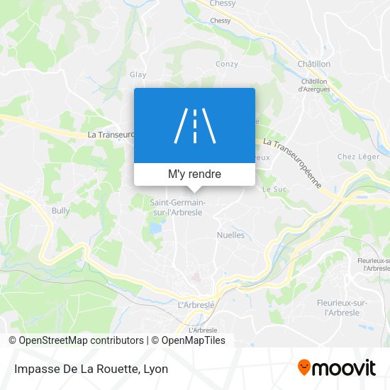 Impasse De La Rouette plan