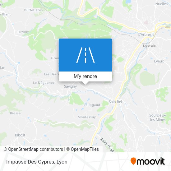 Impasse Des Cyprès plan