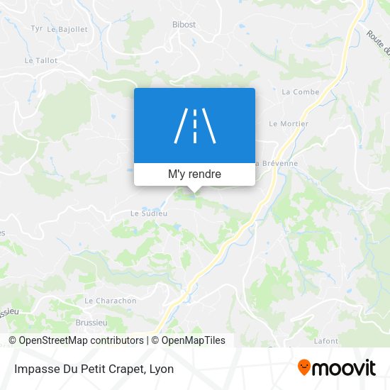Impasse Du Petit Crapet plan