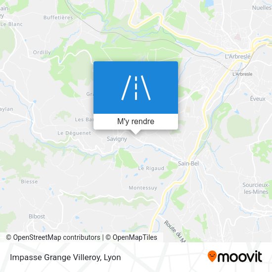 Impasse Grange Villeroy plan
