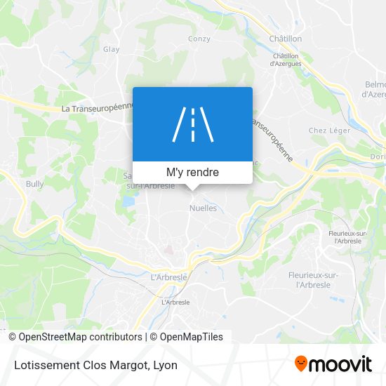 Lotissement Clos Margot plan