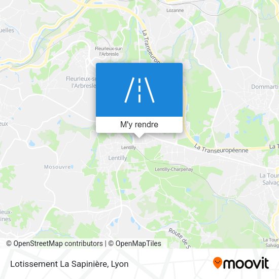 Lotissement La Sapinière plan