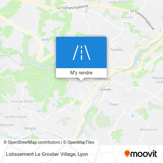 Lotissement Le Groslier Village plan