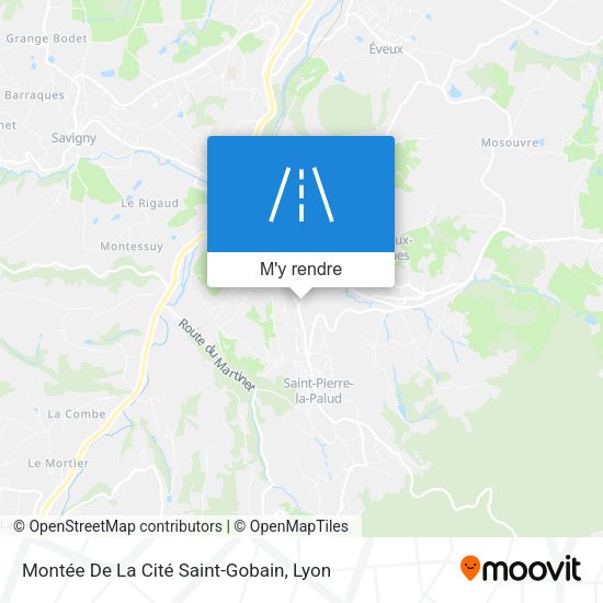 Montée De La Cité Saint-Gobain plan