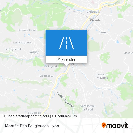 Montée Des Religieuses plan