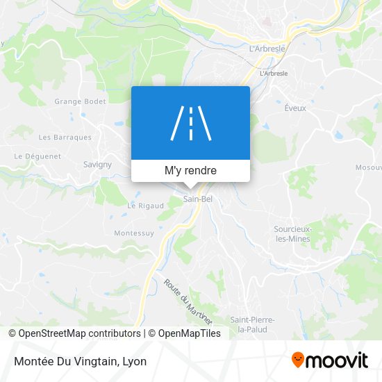 Montée Du Vingtain plan