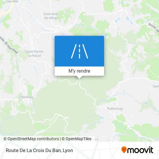 Route De La Croix Du Ban plan