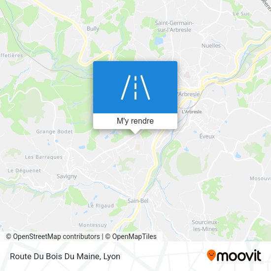 Route Du Bois Du Maine plan