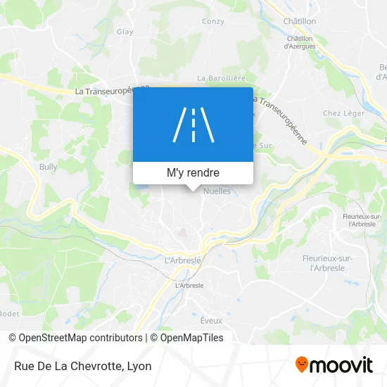 Rue De La Chevrotte plan