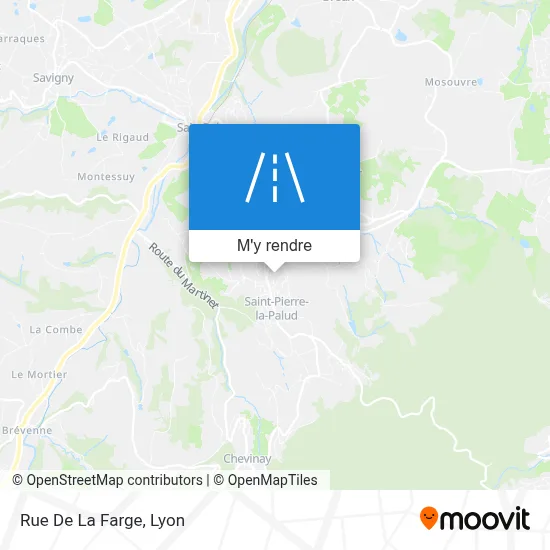 Rue De La Farge plan