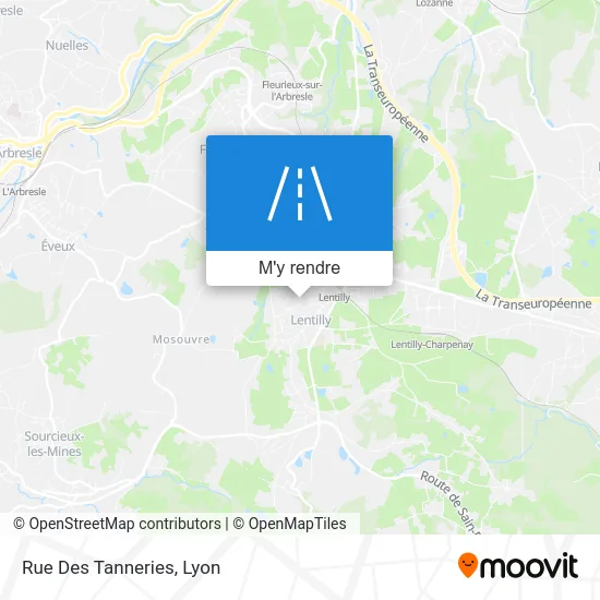 Rue Des Tanneries plan