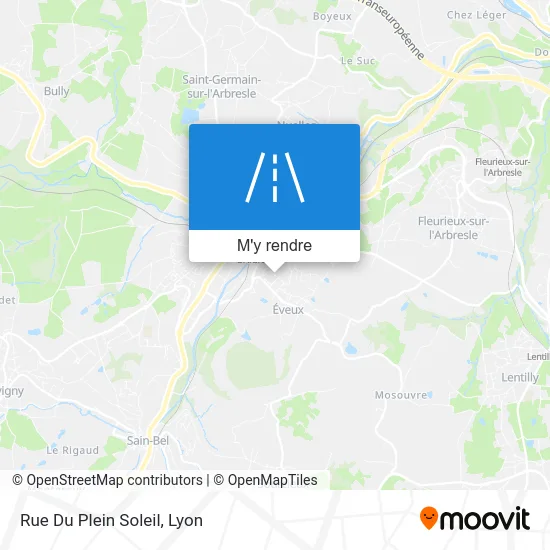 Rue Du Plein Soleil plan