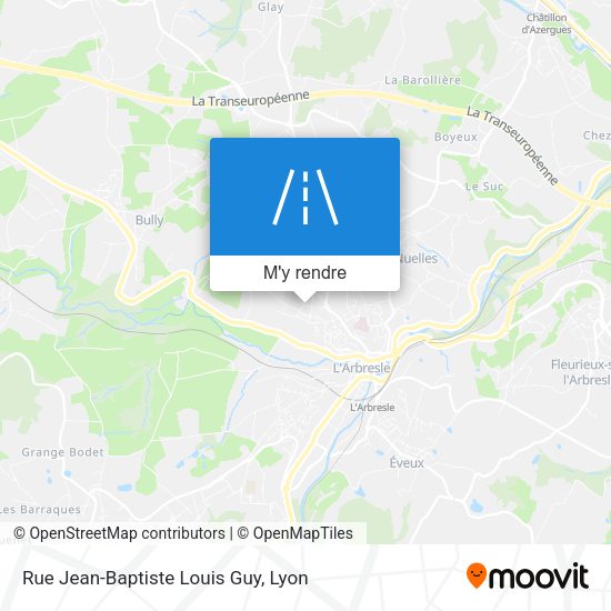 Rue Jean-Baptiste Louis Guy plan