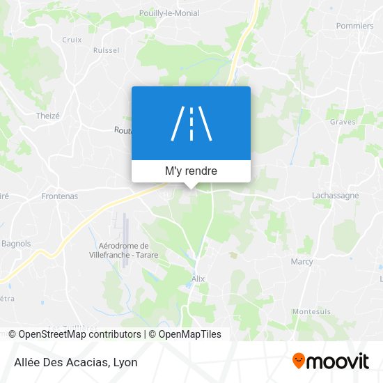 Allée Des Acacias plan