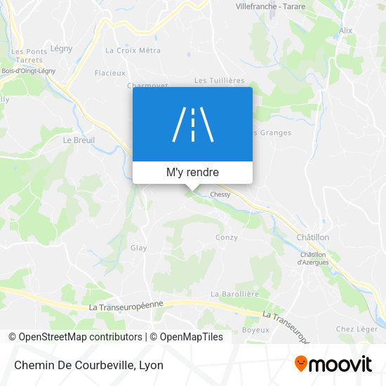 Chemin De Courbeville plan