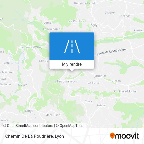 Chemin De La Poudrière plan