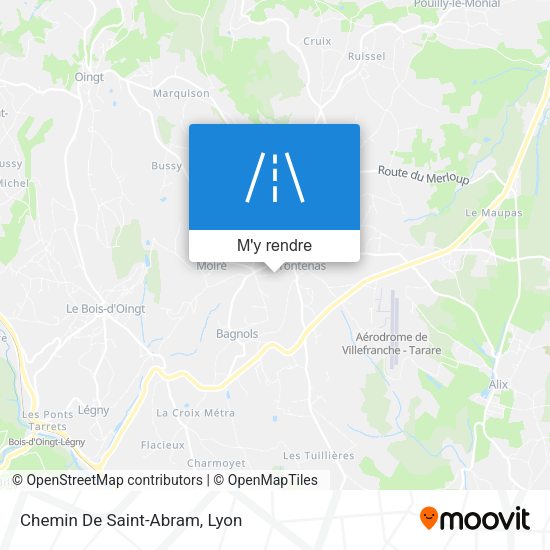 Chemin De Saint-Abram plan