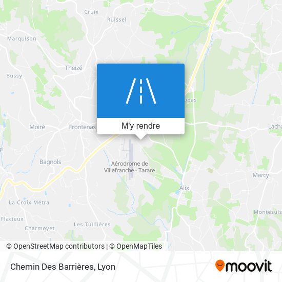 Chemin Des Barrières plan