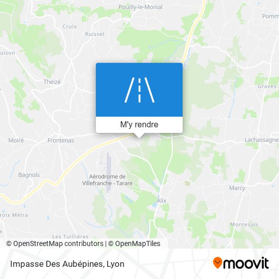 Impasse Des Aubépines plan