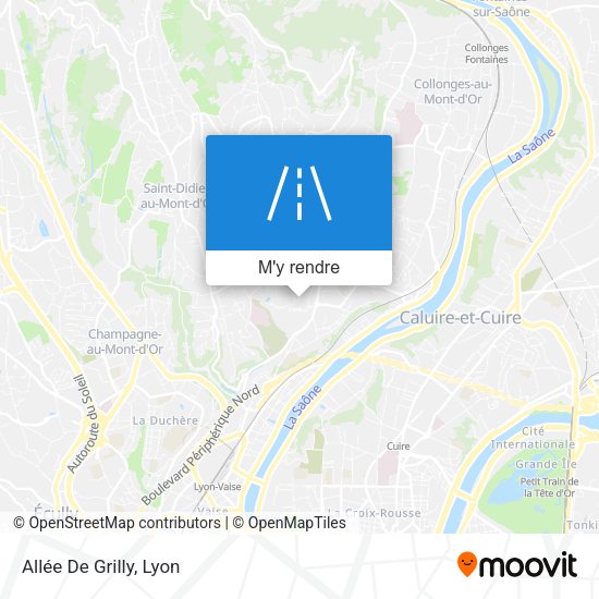 Allée De Grilly plan