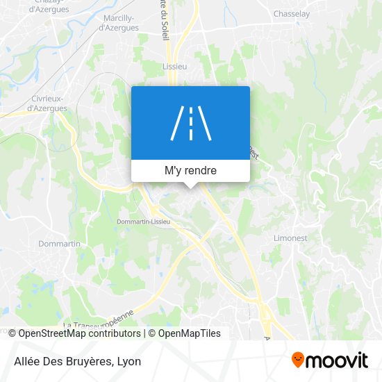 Allée Des Bruyères plan