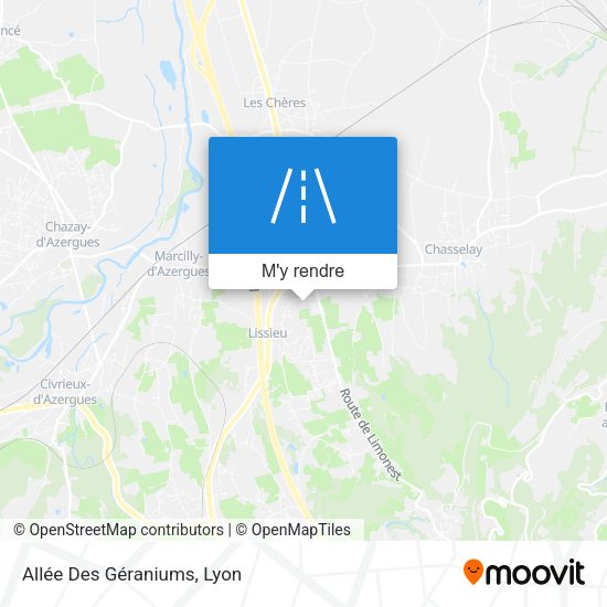 Allée Des Géraniums plan