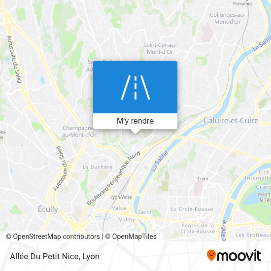 Allée Du Petit Nice plan