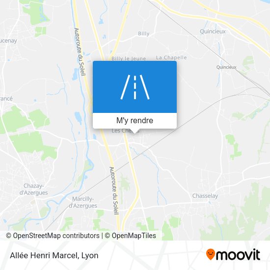 Allée Henri Marcel plan