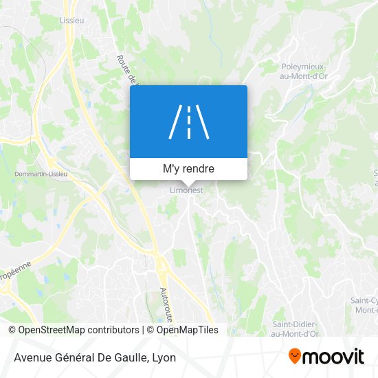 Avenue Général De Gaulle plan