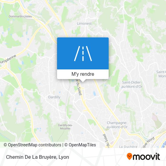 Chemin De La Bruyère plan