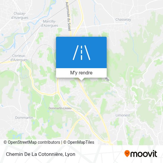 Chemin De La Cotonnière plan