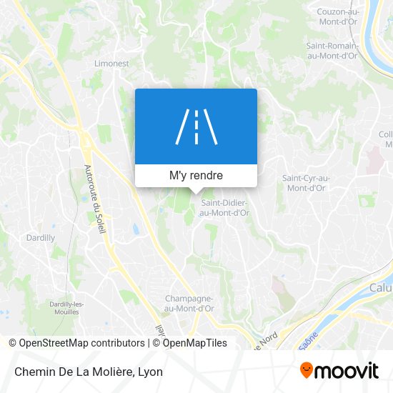 Chemin De La Molière plan