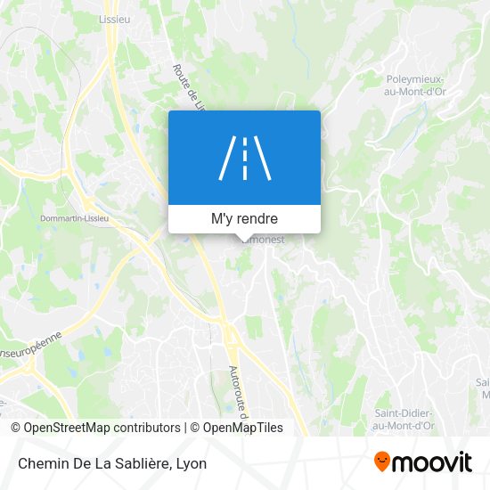 Chemin De La Sablière plan