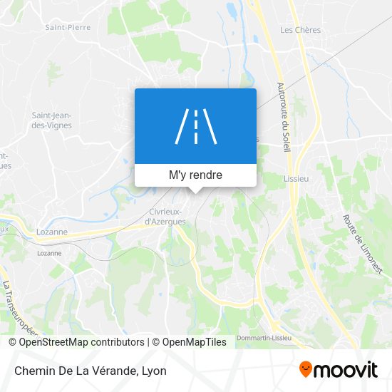 Chemin De La Vérande plan