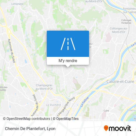 Chemin De Plantefort plan