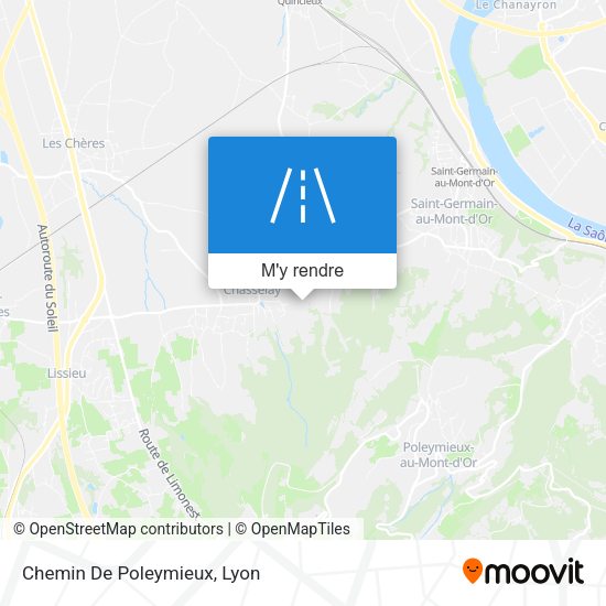 Chemin De Poleymieux plan