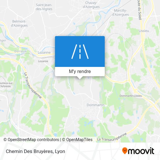 Chemin Des Bruyères plan
