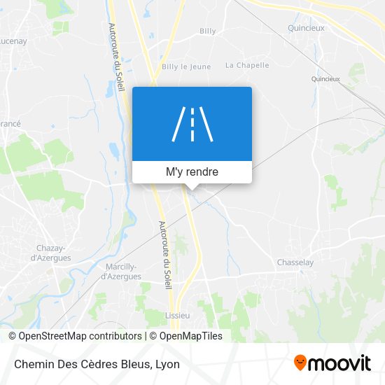 Chemin Des Cèdres Bleus plan