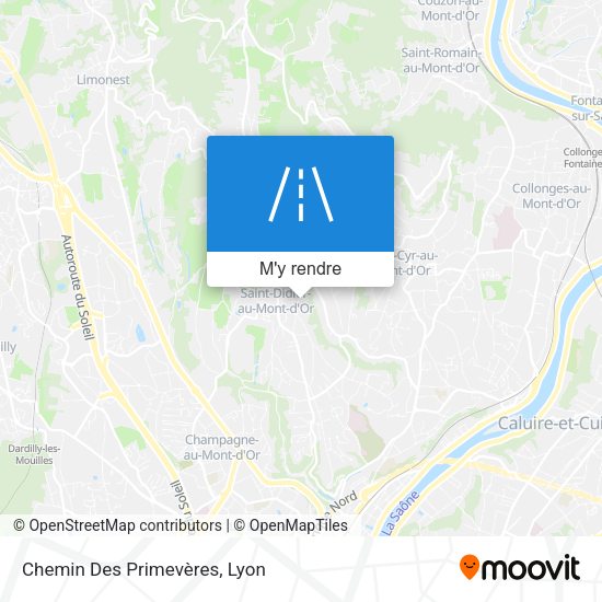 Chemin Des Primevères plan