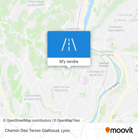 Chemin Des Terres Glathoud plan